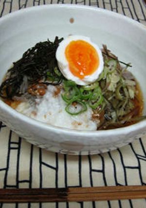 栄養満点！納豆とろろ蕎麦-レシピのメイン写真