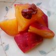 さつまいもとレーズンのオレンジジュース煮