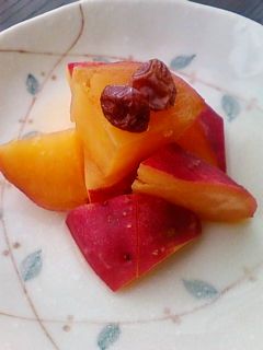 さつまいもとレーズンのオレンジジュース煮-レシピのメイン写真