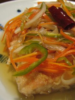 野菜もたっぷり、鮭の焼き浸し(南蛮漬け)-レシピのメイン写真