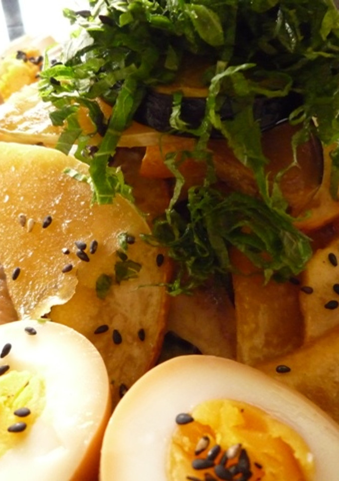 手羽先と夏野菜の揚げびたし-レシピのメイン写真