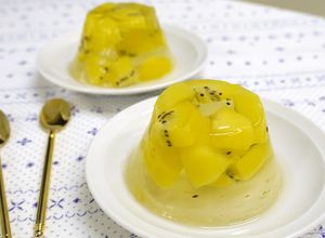 キウイ⑤キウイ＆レモンのビタミンＣゼリー-レシピのメイン写真