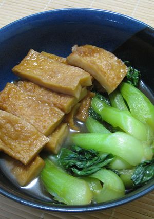 青梗菜と角天の煮びたし-レシピのメイン写真