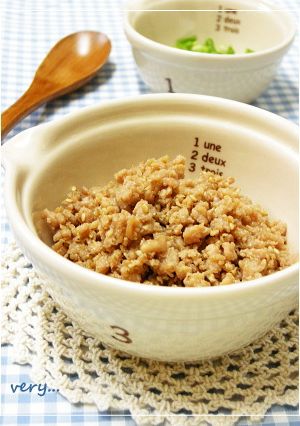 簡単に出来ちゃう♡おいしぃ～鶏そぼろ♡-レシピのメイン写真