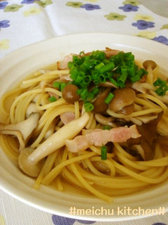 ヤミツキ!和風バターつゆだくパスタ♪-レシピのメイン写真