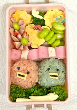 簡単キャラ？弁⭐︎ひよこのツインズ-レシピのメイン写真