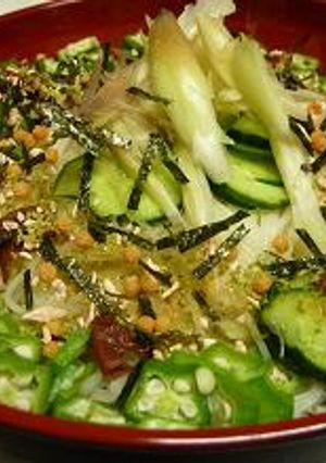 子供がはまった！ぶっかけそうめん-レシピのメイン写真