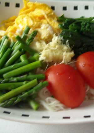 *夏の彩りそうめん*-レシピのメイン写真