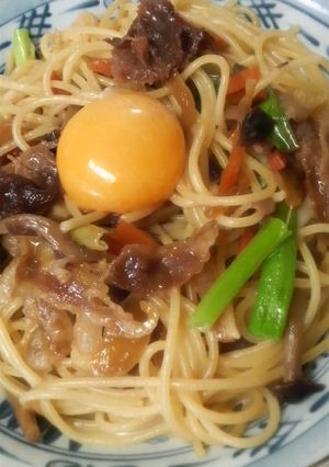 すき焼き☆クリーム☆パスタ-レシピのメイン写真