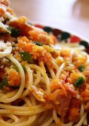 野菜嫌いも喜ぶ(≧∀≦)人参スパゲティ-レシピのメイン写真