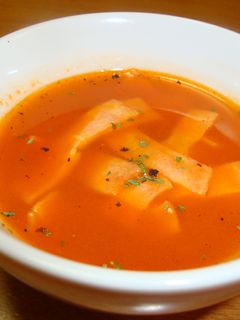 野菜ジュースで簡単スープ♬-レシピのメイン写真