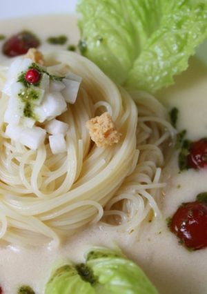 長芋と豆腐のカペリーニ-レシピのメイン写真