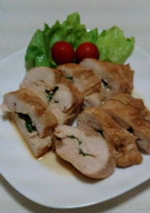 簡単！！胸肉の大葉・チーズはさみ焼き-レシピのメイン写真