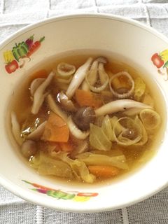 塩麴スープ@つくば市学校給食-レシピのメイン写真