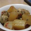 鶏団子と大根のピリ辛煮