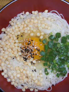 釜玉素麺-レシピのメイン写真