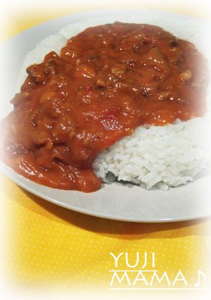 ルーなし★完熟トマトの簡単ハヤシライス-レシピのメイン写真