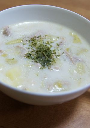 パンにぴったり！野菜たっぷりミルクスープ-レシピのメイン写真