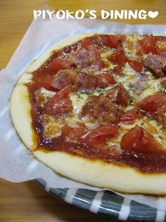 薄力粉のみ!子供大好き♡ふわふわピザ生地-レシピのメイン写真