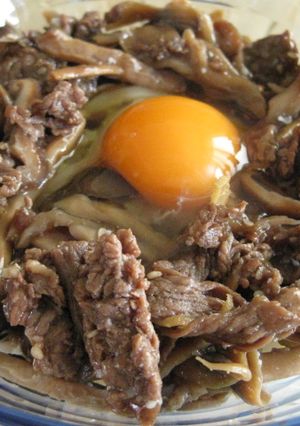 キノコたっぷり♪牛肉しぐれうどん-レシピのメイン写真
