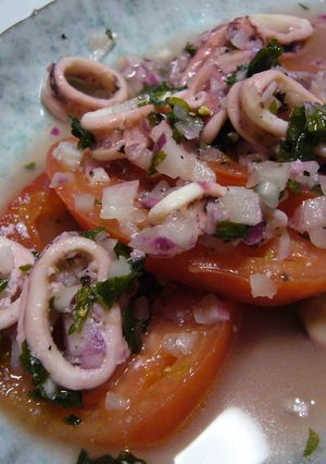 イカとトマトのマリネ-レシピのメイン写真