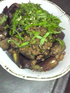 茄子の挽き肉みそ炒め-レシピのメイン写真