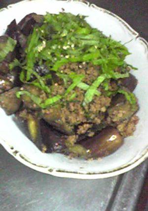 茄子の挽き肉みそ炒め-レシピのメイン写真