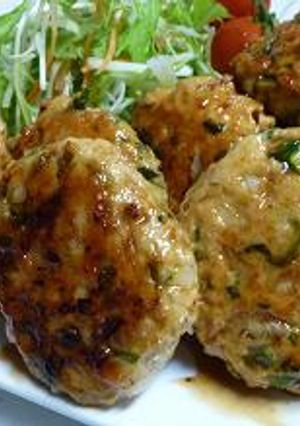 ネバネバ照り焼きつくね♪-レシピのメイン写真