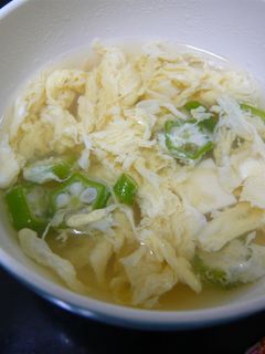 オクラのかき玉汁-レシピのメイン写真