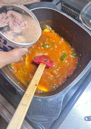 鯖缶カレー-レシピのメイン写真