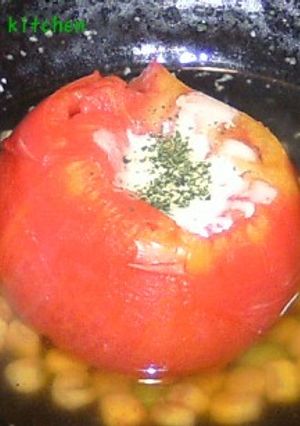 丸ごとトマトのスープ-レシピのメイン写真