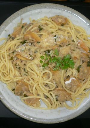 香草アサリ入りパスタ-レシピのメイン写真