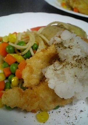 あっさりおいしい！鶏フライとおろし山椒-レシピのメイン写真
