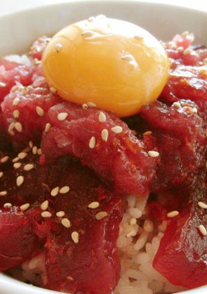 鉄火ユッケ丼-レシピのメイン写真