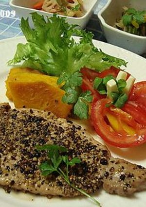 豚肉のブラックペッパーステーキ-レシピのメイン写真