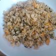 簡単☆野沢菜としらすの玄米チャーハン