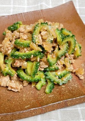 ゴーヤ☆肉味噌炒め-レシピのメイン写真