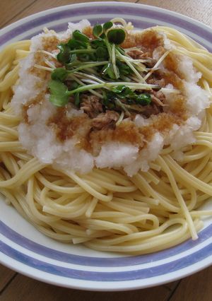 ツナと大根おろしのさっぱり和風パスタ-レシピのメイン写真