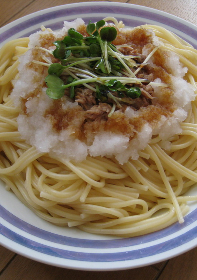 ツナと大根おろしのさっぱり和風パスタ-レシピのメイン写真