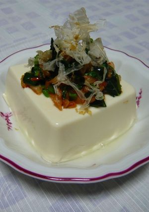 モロヘイヤキムチ豆腐-レシピのメイン写真