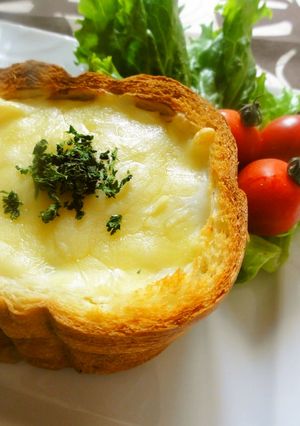 お家でカフェ風☆シーフードパングラタン-レシピのメイン写真