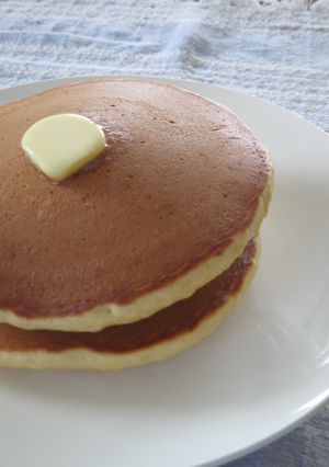 厚さ2.5cmのホットケーキ(パンケーキ-レシピのメイン写真