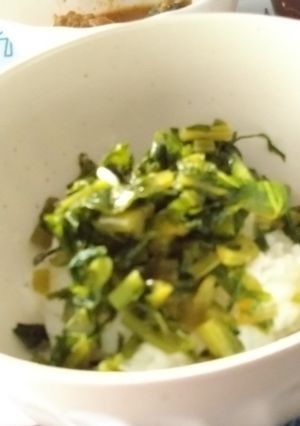 大根の葉のふりかけご飯-レシピのメイン写真