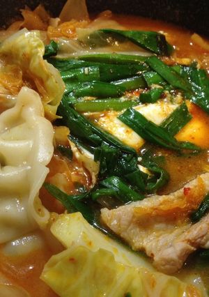 キムチを使って簡単豆腐チゲ-レシピのメイン写真