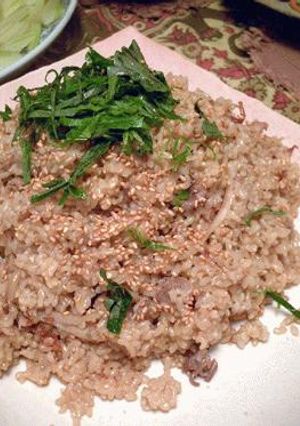 ごぼうと豚バラ肉の変わり炊き込みご飯-レシピのメイン写真