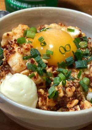 豆腐キムチ丼／豆腐のヤンニョム和え-レシピのメイン写真