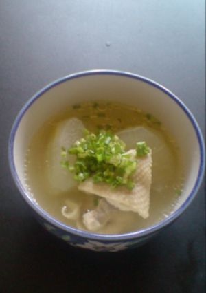 簡単☆冬瓜と鶏もも肉のあっさりスープ-レシピのメイン写真