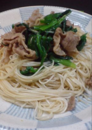 我が家の油そうめん/ソーメンチャンプル-レシピのメイン写真