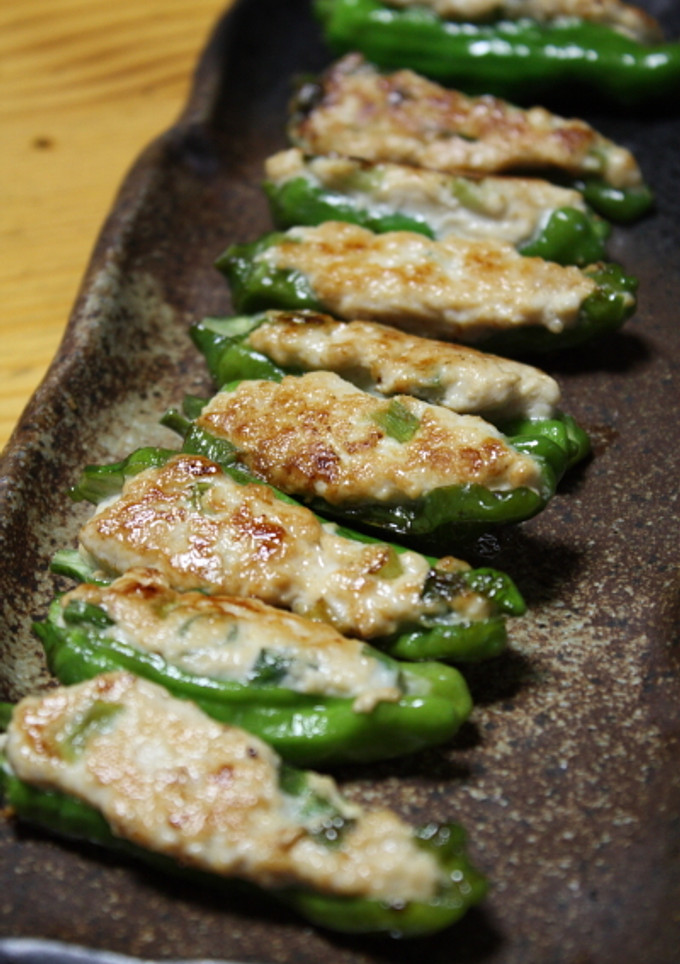 ししとうの肉詰め-レシピのメイン写真