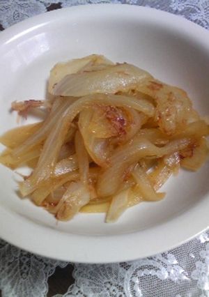 血液サラサラ！レンジで玉ねぎおかか煮-レシピのメイン写真